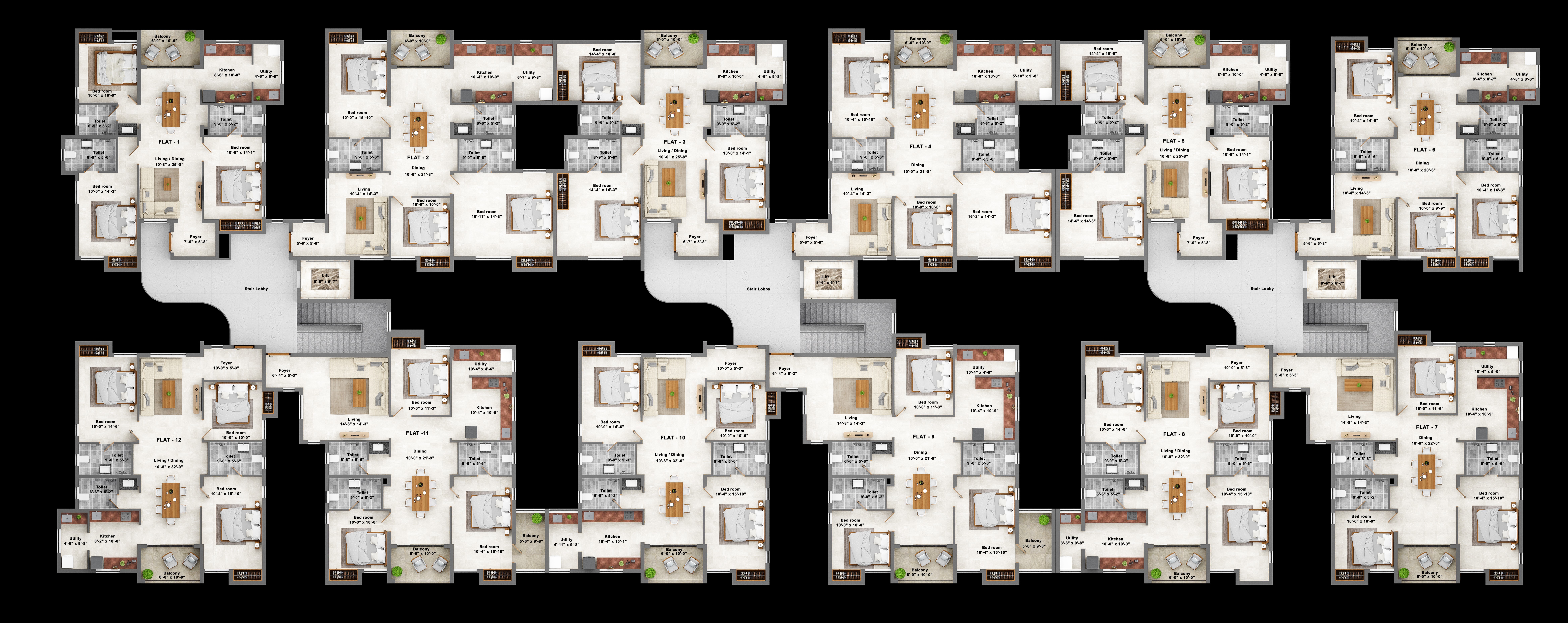 3D Floor Plan
