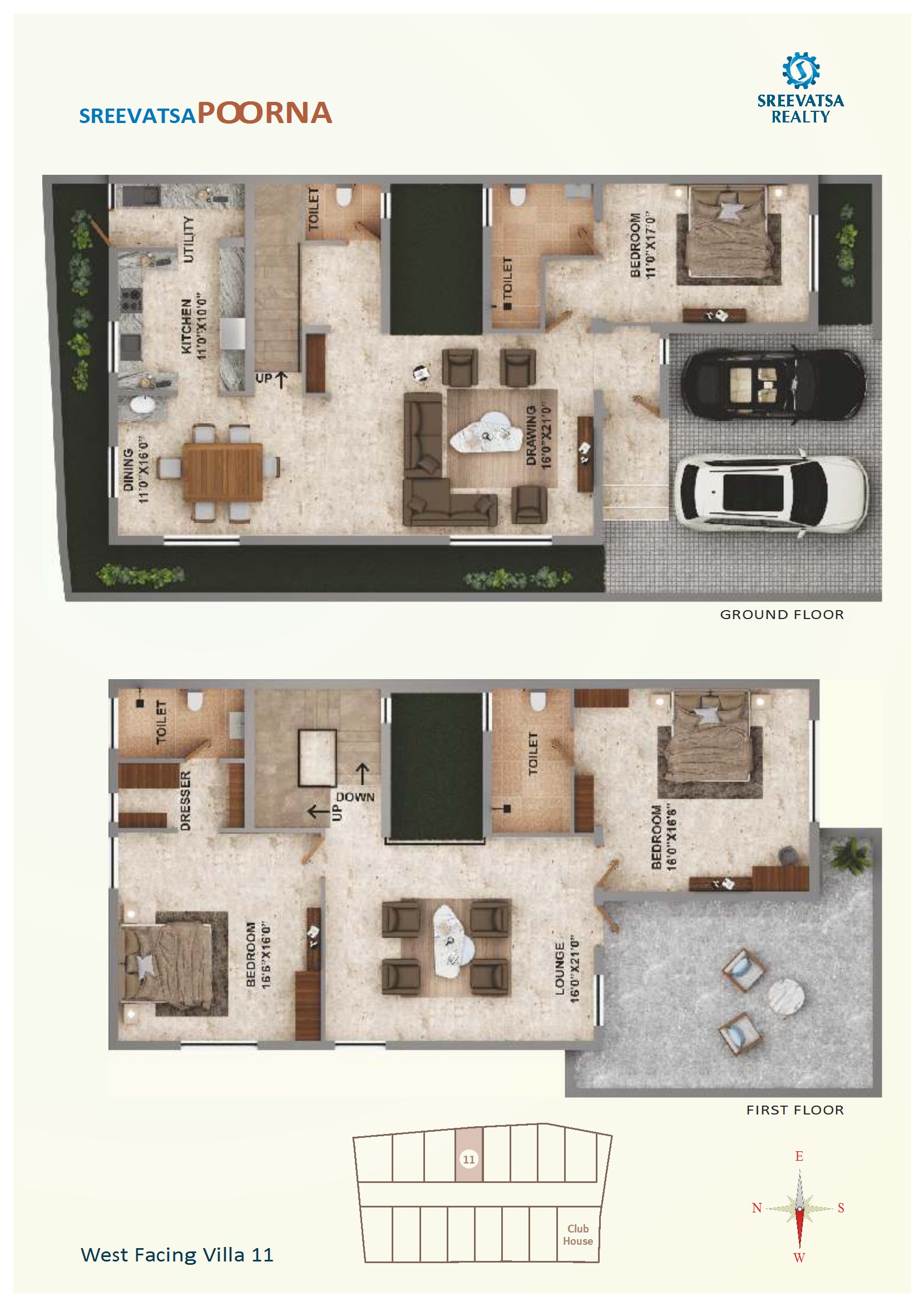 West Facing Villa 11