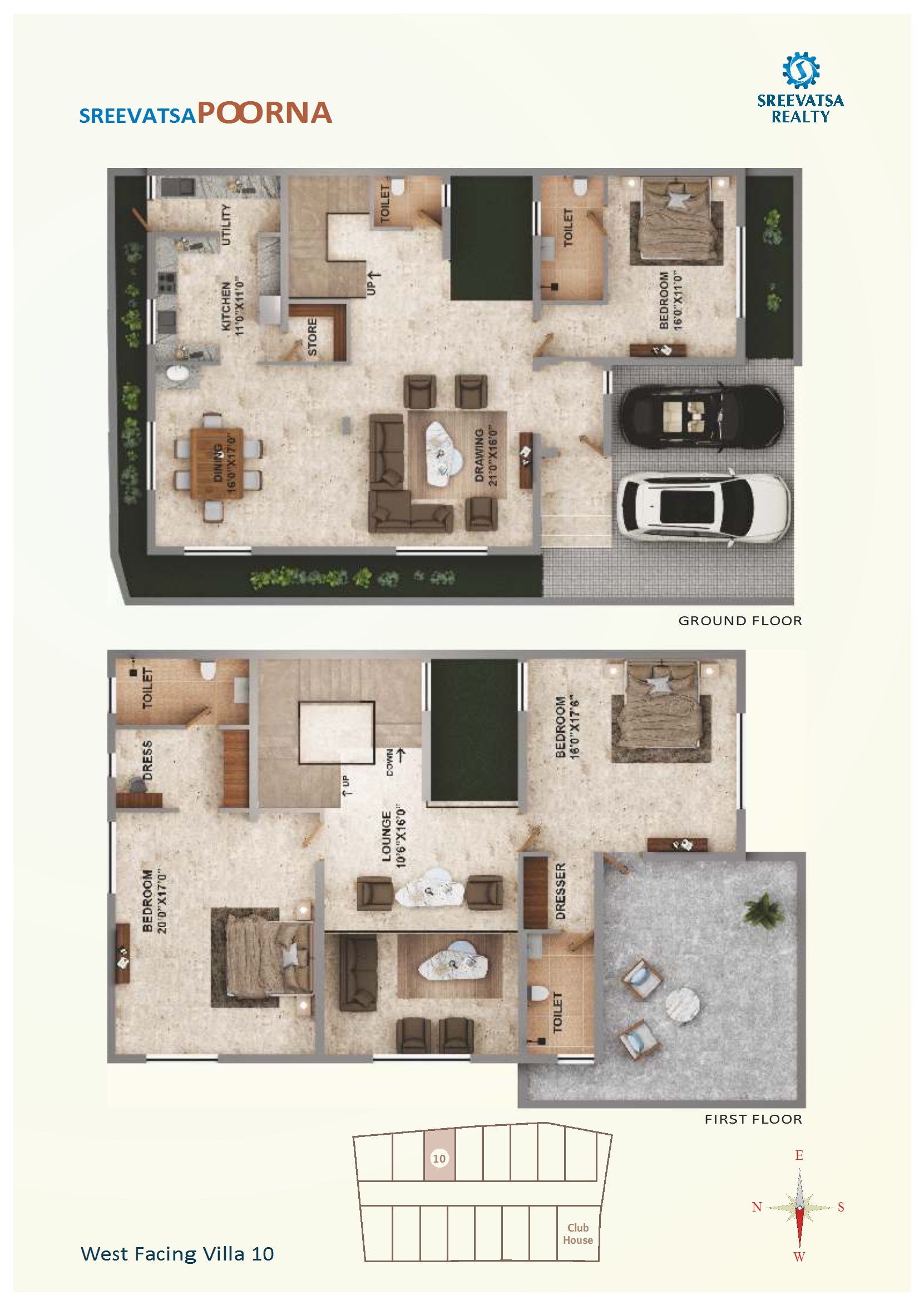 West Facing Villa 10